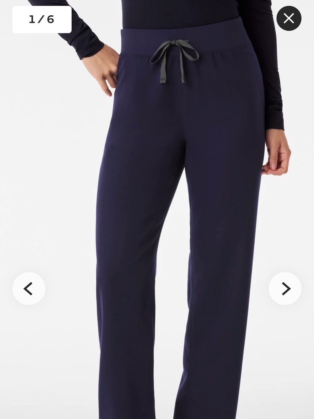 Used FIGS Navy Livingston Women’s Scrub Pant